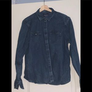 American eagle jean button down